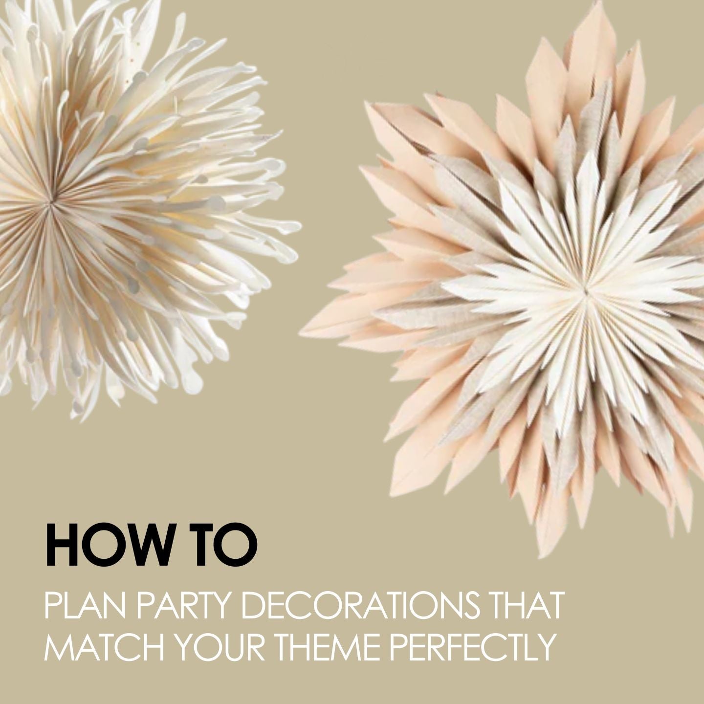 How To Plan Party Decorations That Match Your Theme Perfectly