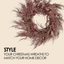 Style Your Christmas Wreaths To Match Your Home Decor