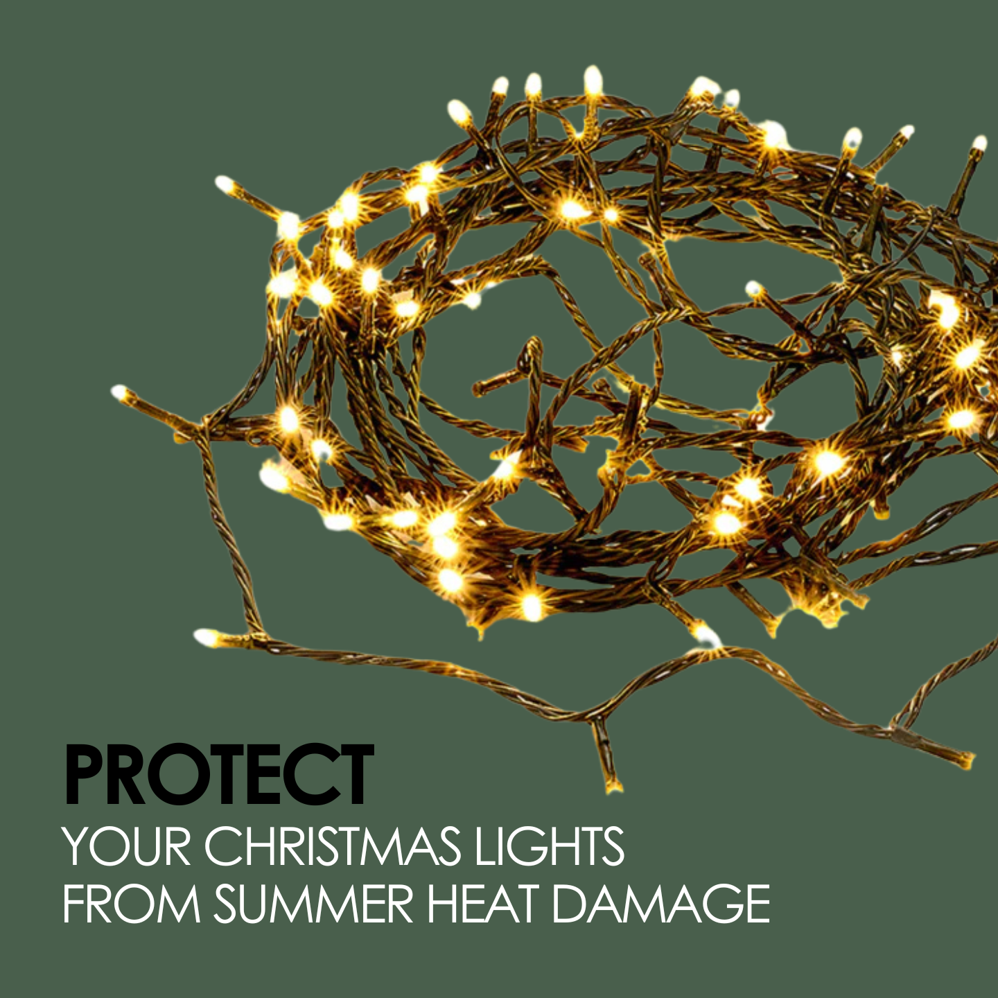 Protect Your Christmas Lights From Summer Heat Damage
