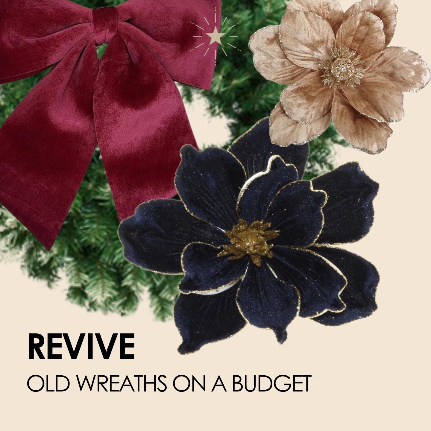 Revive Old Wreaths on a Budget