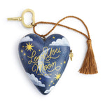 Musical Windup Heart 'Love you to the Moon and Back' - Christmas Decorations Brisbane