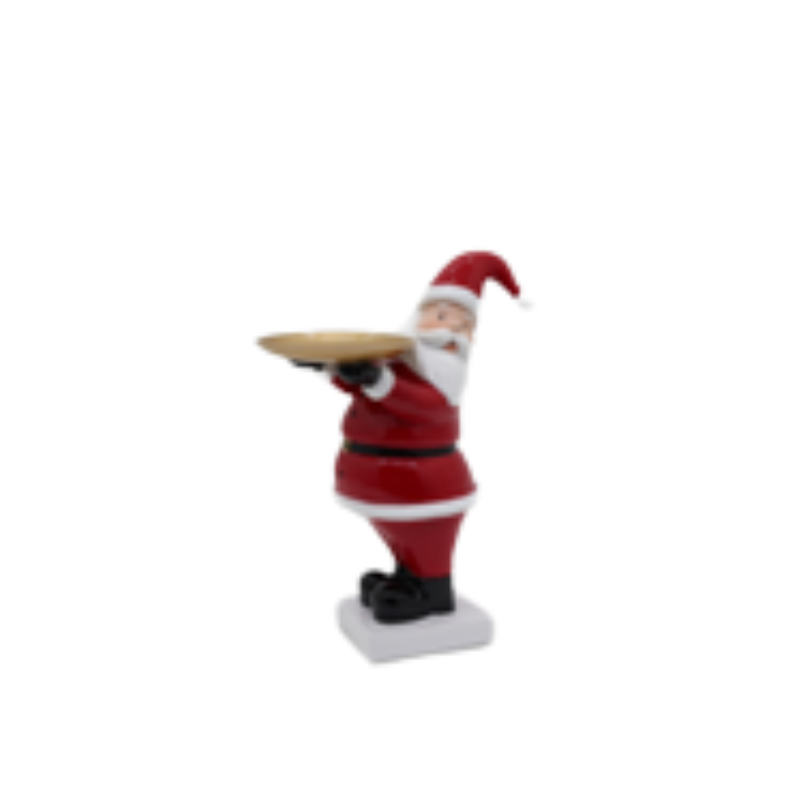 Santa Serving Tray 32cm - Christmas Decorations Brisbane