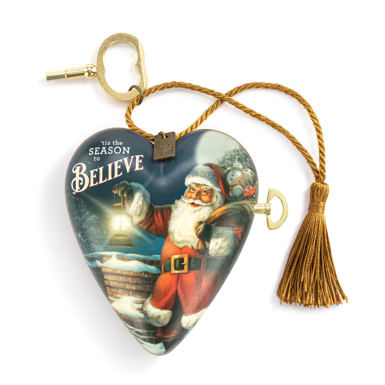 Musical Windup Heart 'Tis The Season' [WHI003] - Christmas Decorations Brisbane