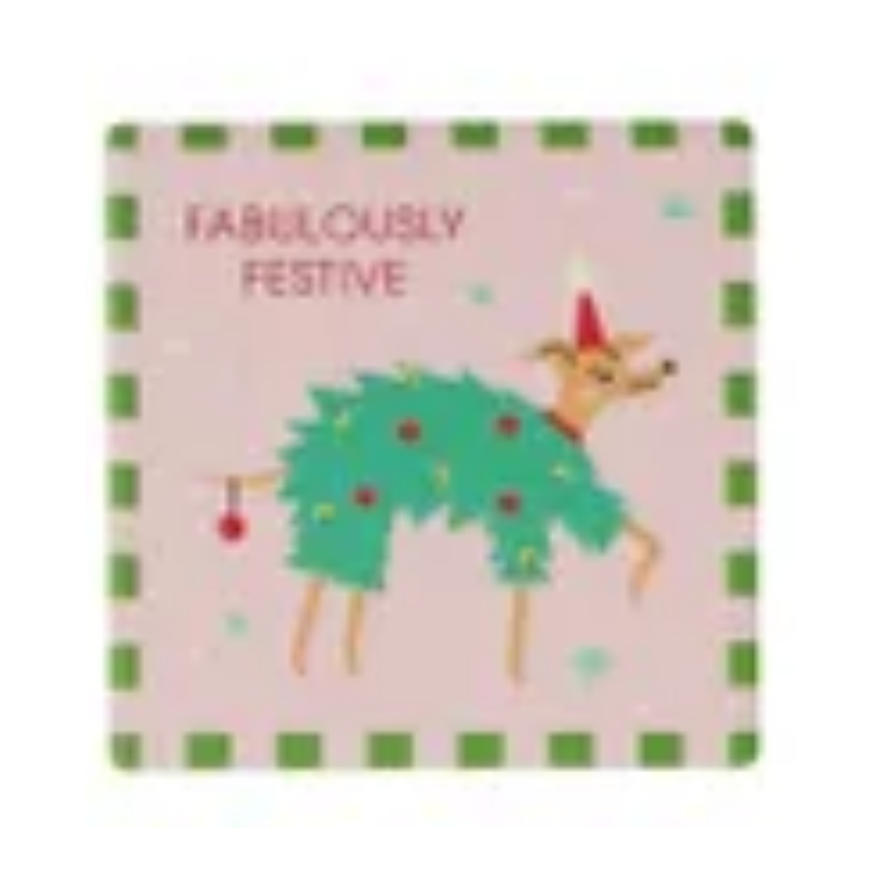 Ceramic Coaster Holiday Dogs 10cm Assorted - Christmas Decorations Brisbane