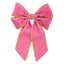 Bow Pink Velvet With Gold Trim 27cm