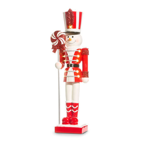 Nutcracker Snowman Red 64cm - Christmas Decorations Brisbane