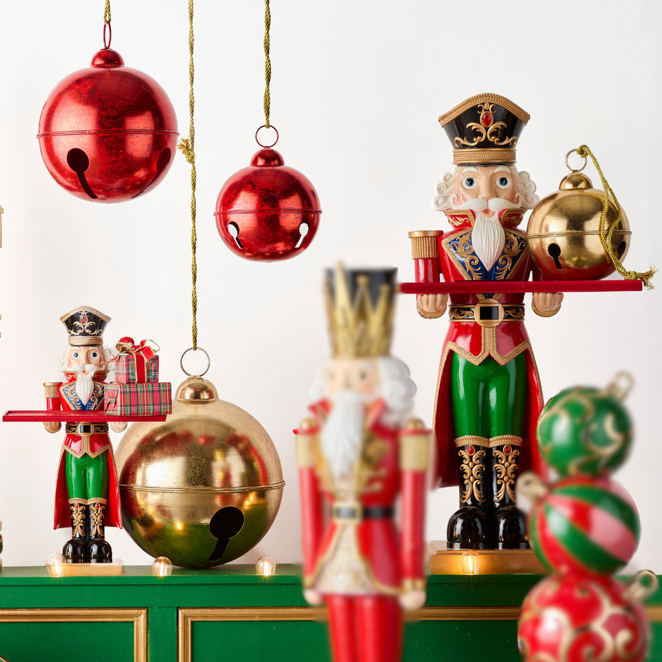 Christmas Nutcracker Red With Tray 60cm - Christmas Decorations Brisbane