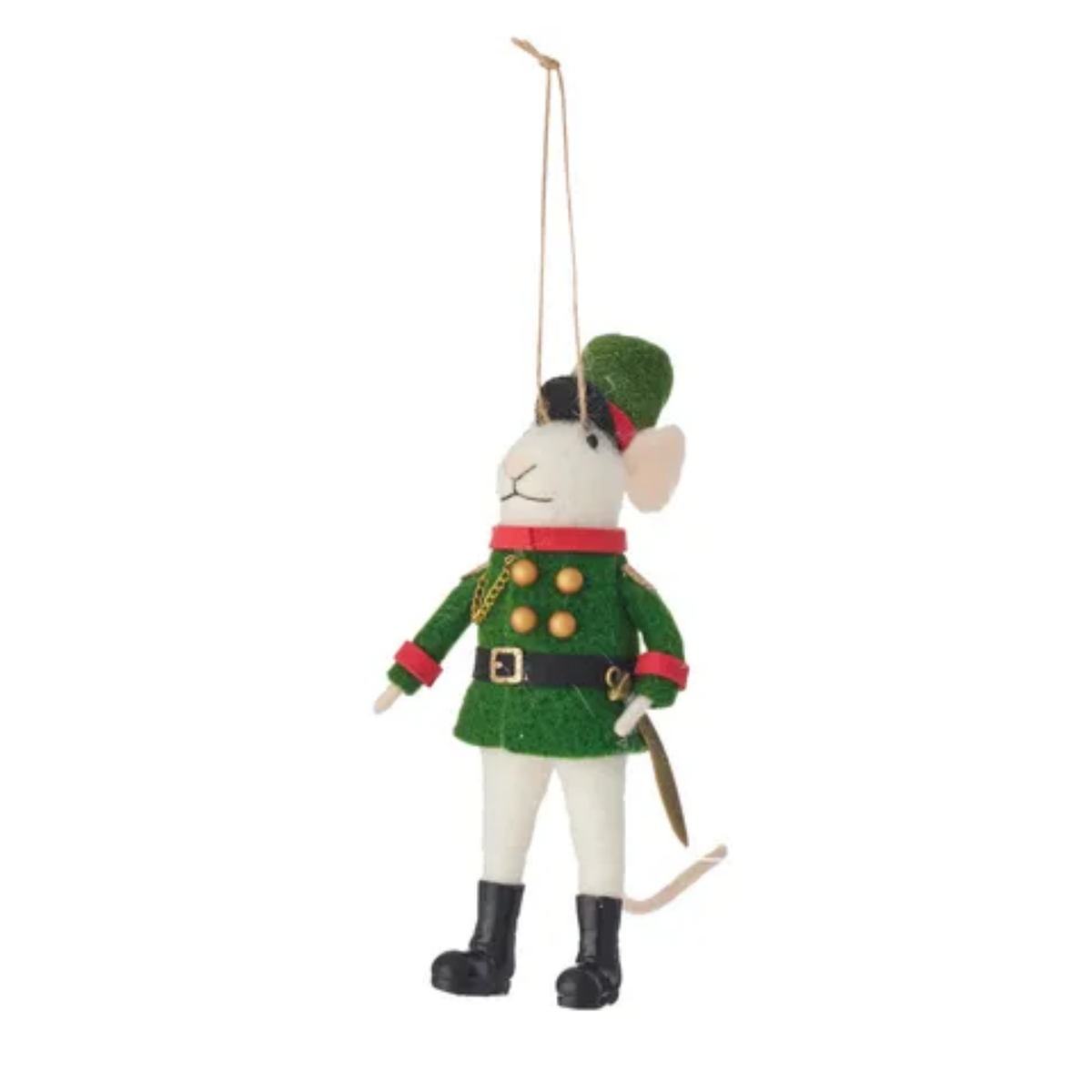 Felt Mice Soldier Hanging Assorted 14cm - Christmas Decorations Brisbane