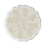 Ceramic Coaster Merry Sparkle 10cm Assorted - Christmas Decorations Brisbane