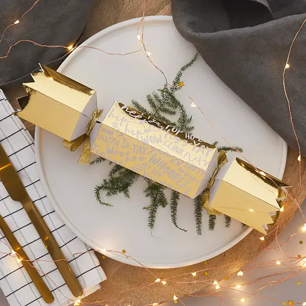 Cracker Set 6 Pack Gold DIY