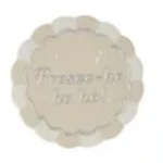 Ceramic Coaster Merry Sparkle 10cm Assorted - Christmas Decorations Brisbane