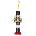 Nutcracker Hanging Wooden 13cm Assorted - Christmas Decorations Brisbane