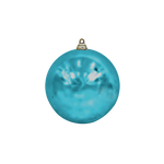 Bauble Shiny Aqua 100mm - Christmas Decorations Brisbane