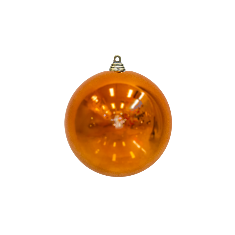 Bauble Shiny Copper 100mm - Christmas Decorations Brisbane