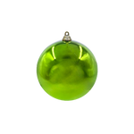 Bauble Shiny Lime Green 100mm - Christmas Decorations Brisbane