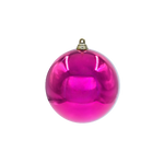 Bauble Shiny Pink 100mm - Christmas Decorations Brisbane