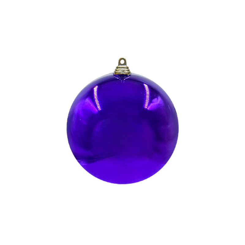 Bauble Shiny Purple 100mm