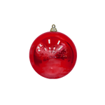 Bauble Shiny Red 100mm - Christmas Decorations Brisbane