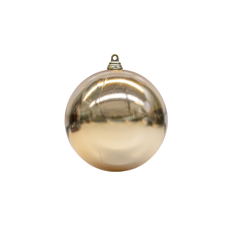 Bauble Shiny Rose Gold 100mm