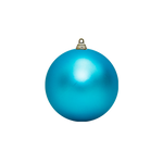 Bauble Matte Aqua 100mm - Christmas Decorations Brisbane