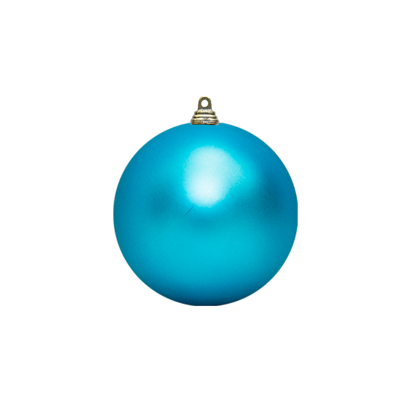 Bauble Matte Aqua 100mm - Christmas Decorations Brisbane