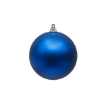 Bauble Matte Blue 100mm - Christmas Decorations Brisbane