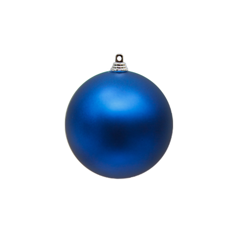 Bauble Matte Blue 100mm - Christmas Decorations Brisbane