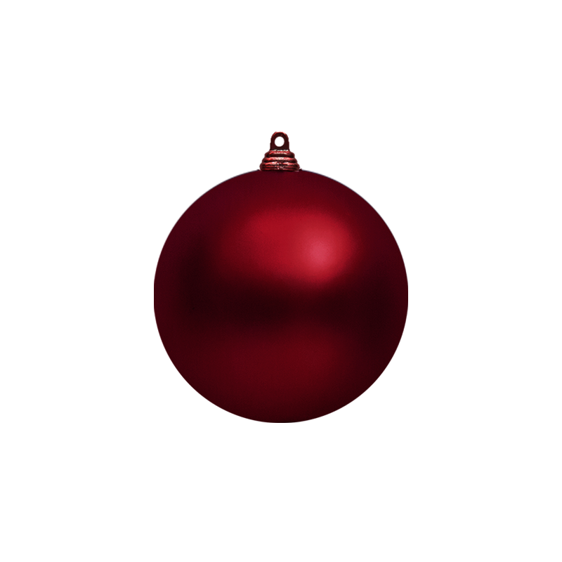 Bauble Matt Burgundy 140mm - Christmas Decorations Brisbane