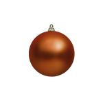 Bauble Matt Copper 140mm - Christmas Decorations Brisbane