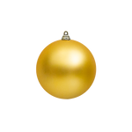 Bauble Matte Gold 100mm - Christmas Decorations Brisbane