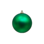 Bauble Matte Green 100mm - Christmas Decorations Brisbane