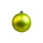 Bauble Matte Lime Green 100mm - Christmas Decorations Brisbane