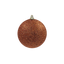 Bauble Glitter Copper 140mm - Christmas Decorations Brisbane