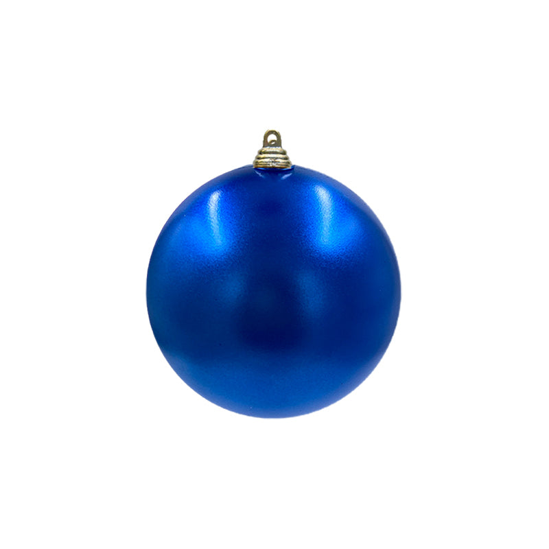 Bauble Outdoor UV Stable Blue 140mm - Christmas Decorations Brisbane