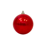 Bauble Outdoor UV Stable Red 100mm - Christmas Decorations Brisbane