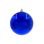 Bauble Shiny Blue 140mm - Christmas Decorations Brisbane