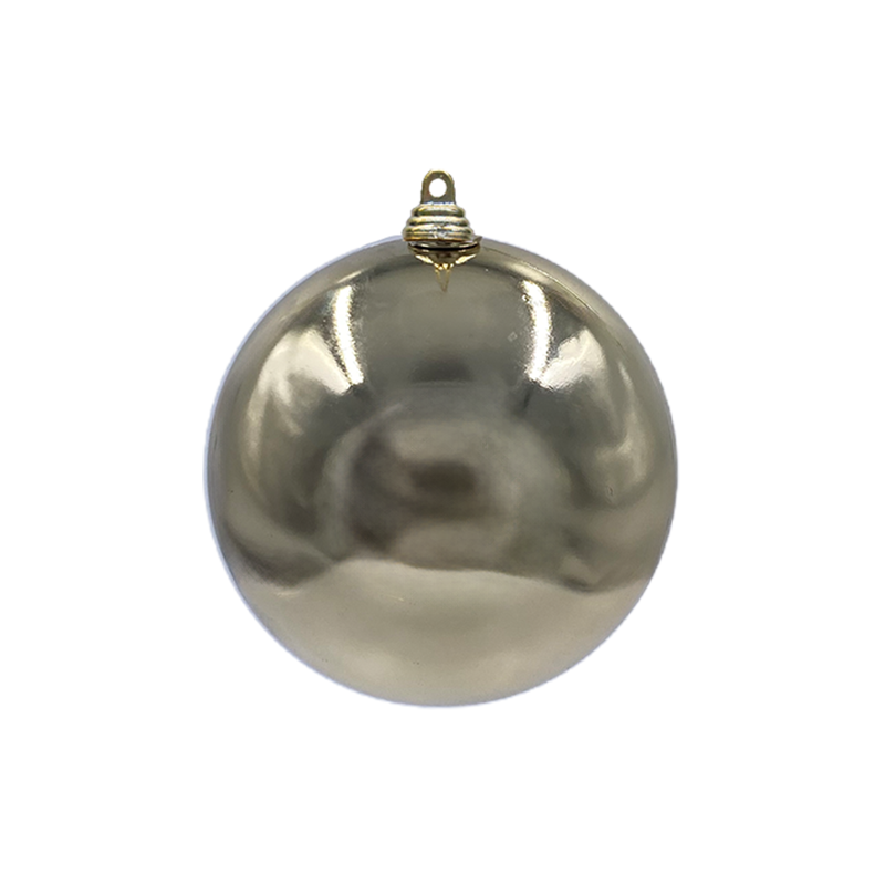Bauble Shiny Champagne 140mm - Christmas Decorations Brisbane