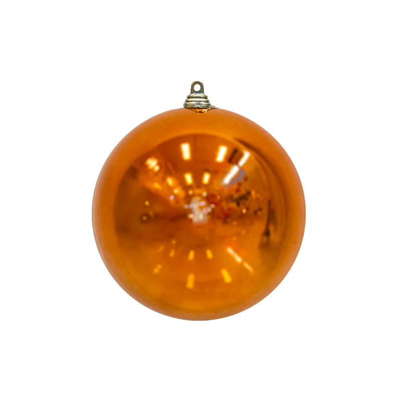 Bauble Shiny Copper 140mm - Christmas Decorations Brisbane