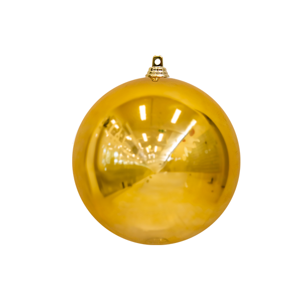 Bauble Shiny Gold 140mm - Christmas Decorations Brisbane