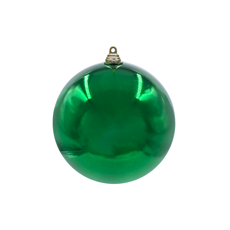 Bauble Shiny Green 140mm - Christmas Decorations Brisbane