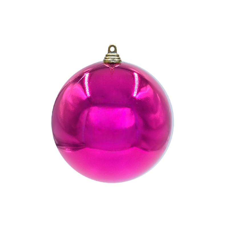 Bauble Shiny Pink 140mm - Christmas Decorations Brisbane