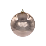 Bauble Shiny Rose Gold 140mm - Christmas Decorations Brisbane