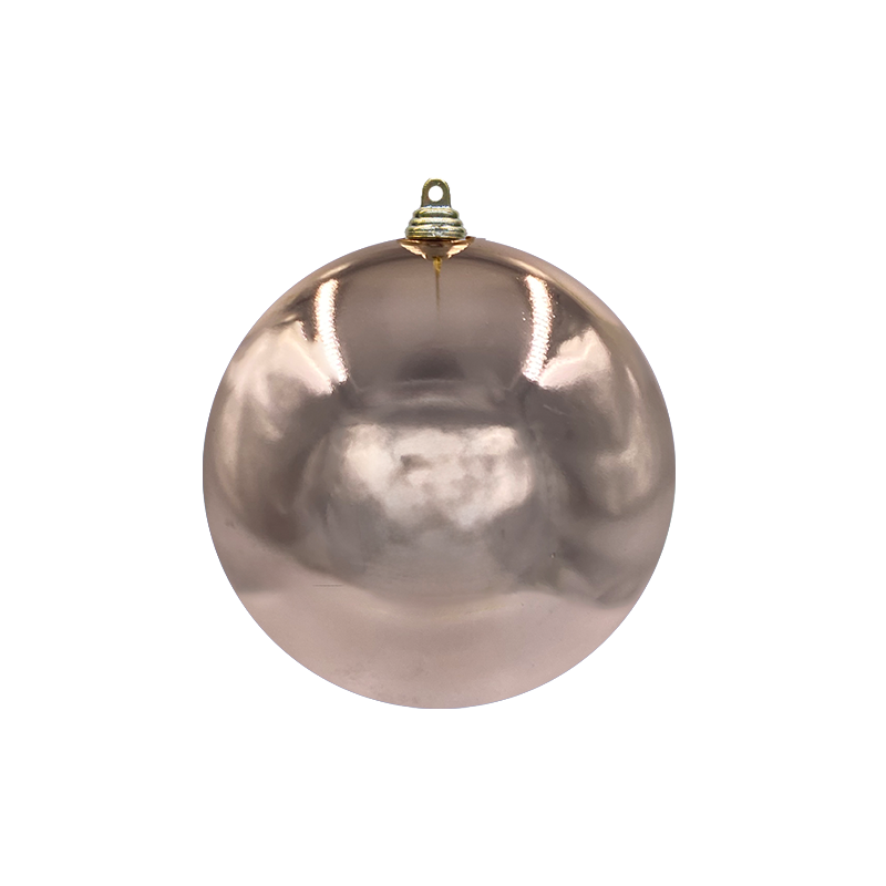 Bauble Shiny Rose Gold 140mm - Christmas Decorations Brisbane