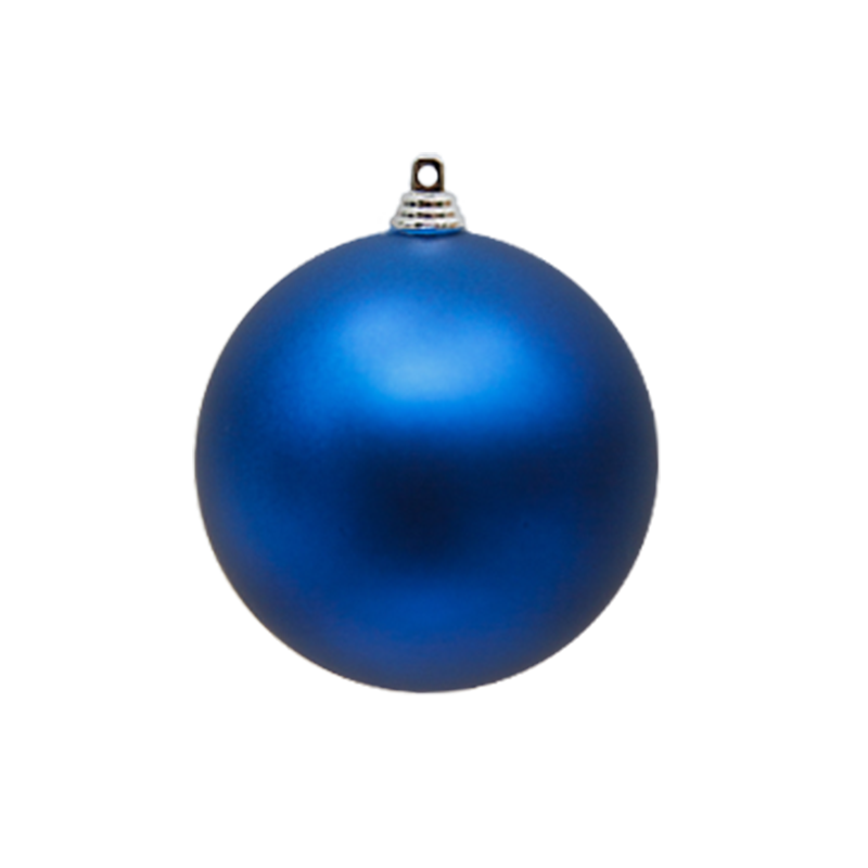 Bauble Matte Blue 140mm - Christmas Decorations Brisbane