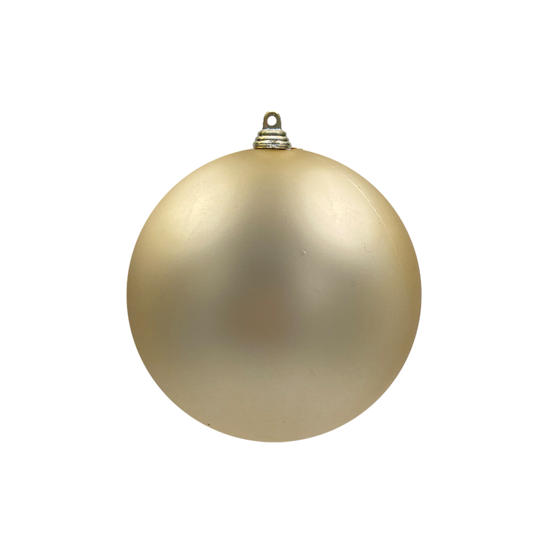Bauble Matte Champagne 140mm - Christmas Decorations Brisbane