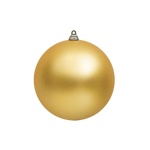 Bauble Matte Gold 140mm - Christmas Decorations Brisbane