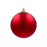 Bauble Matte Red 140mm - Christmas Decorations Brisbane