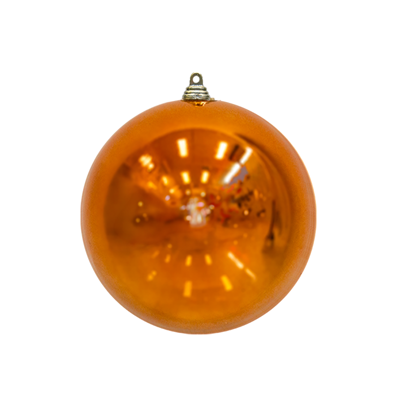 Bauble Shiny Copper 200mm - Christmas Decorations Brisbane