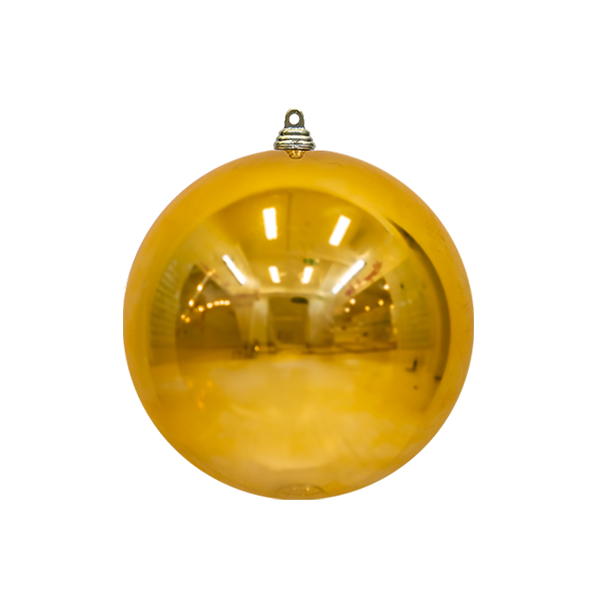 Bauble Shiny Gold 200mm - Christmas Decorations Brisbane
