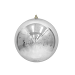 Bauble Shiny Silver 200mm - Christmas Decorations Brisbane